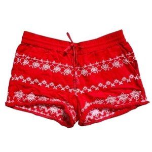 4for$20 🦋 Loft Pull on Red Summer Shorts Small Petite